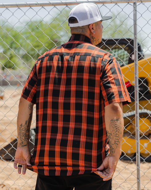 DOZER BAMBOO SHORT SLEEVE BUTTON UP - MENS